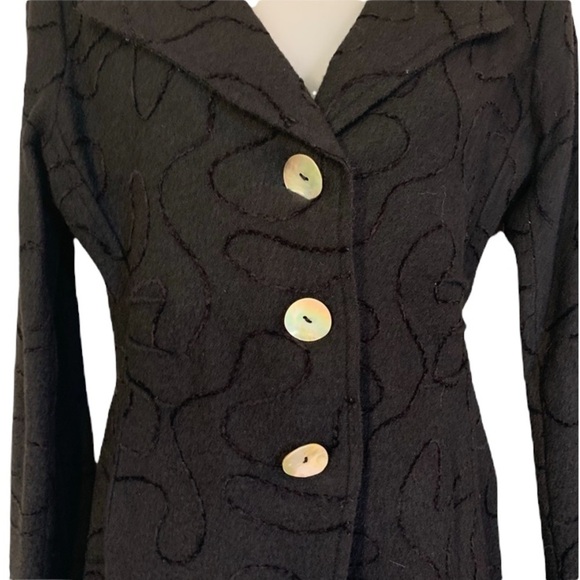 Vivian Shyu Women's Long Sleeve Blazer Jacket by Toronto Base Designer Size: S/P - Picture 2 of 8